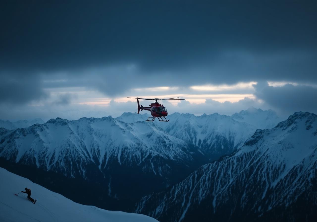 Heli-Ski Drop Day